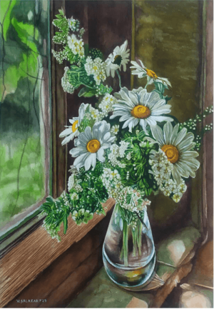 Flowers by the Window